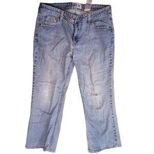 Levis Strauss Signature Womens Bootcut Jeans Size 14M Blue Mid Rise SEE PICTURES